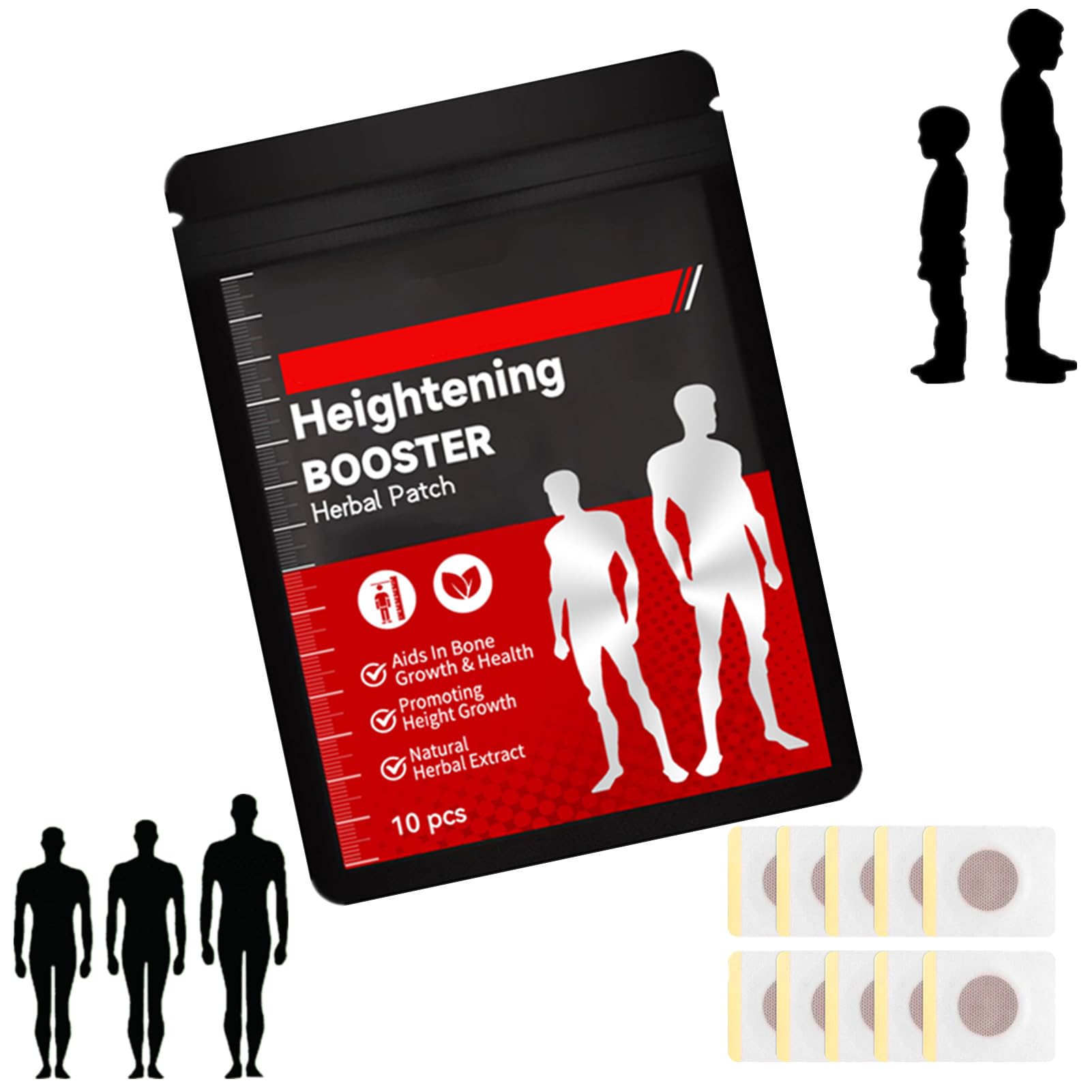 CalciumGreens Heightening Booster Herbal Patch, GrowTallix Heightening Booster Herb Patch, Promote The Growth of Skeletal Muscles, Better (1)