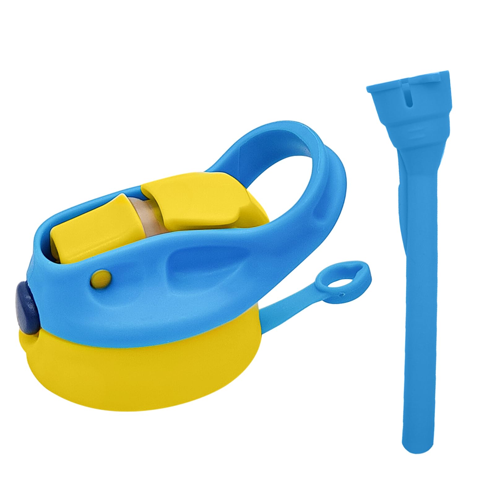 12oz Replacement Lid with Straw for Kid Tumbler,1 PACK Leak-Proof and Spill-Proof Straw Lids,for Mocaru,ZONEGRACE,BPA Free,2.67IN (1 PACK, Blue)