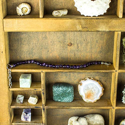 Mystic Self Amethyst Bracelet For Women - Amethyst Beads Crystal Bracelet - February Birthstone Jewelry Gemstone Bracelet - Chakra Crystals Bead Bracelet - Chakra Healing Amethyst Jewelry For Women #TOP7