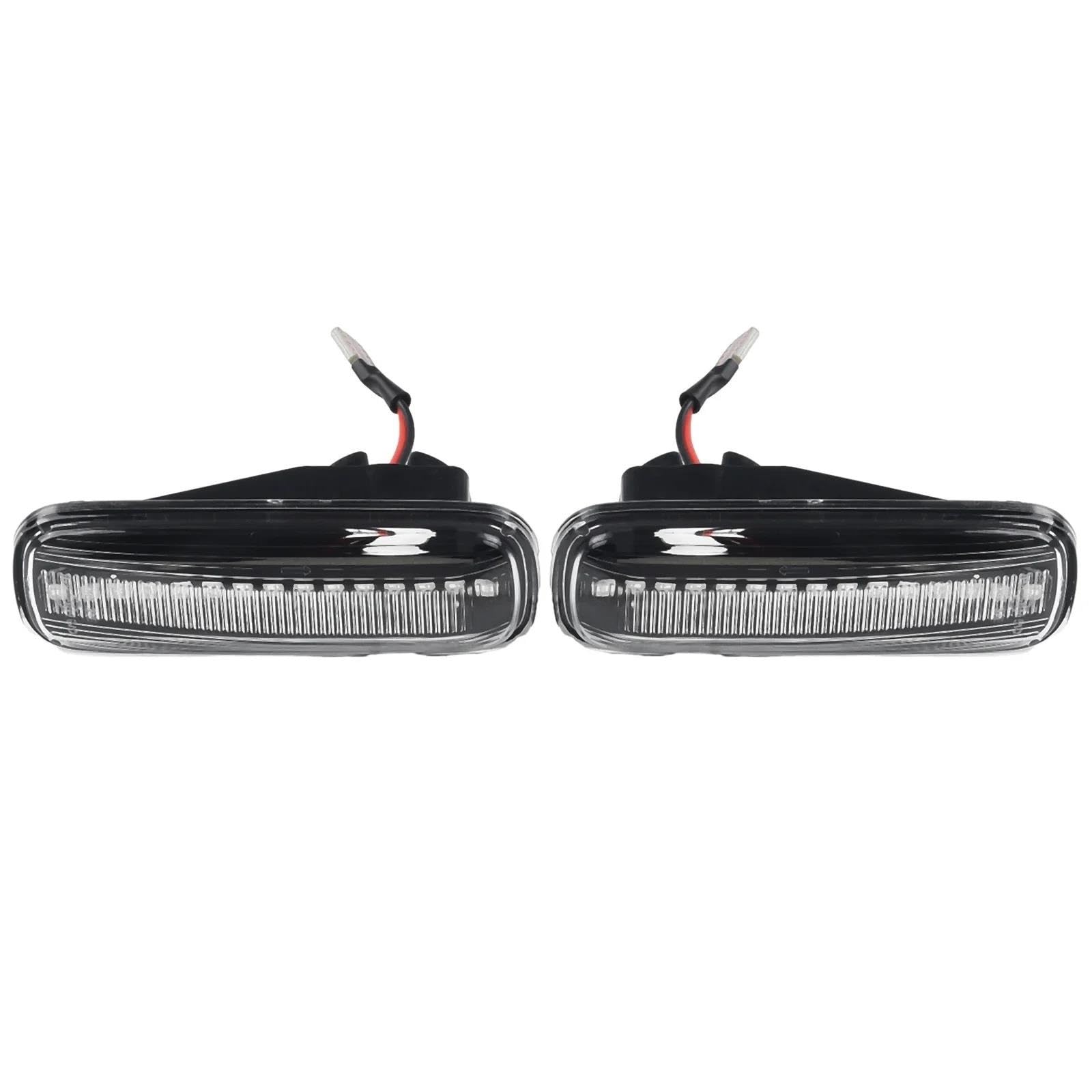Luces intermitentes laterales amarillas con carcasa transparente de 12V para Civic EJ9 EK9 7