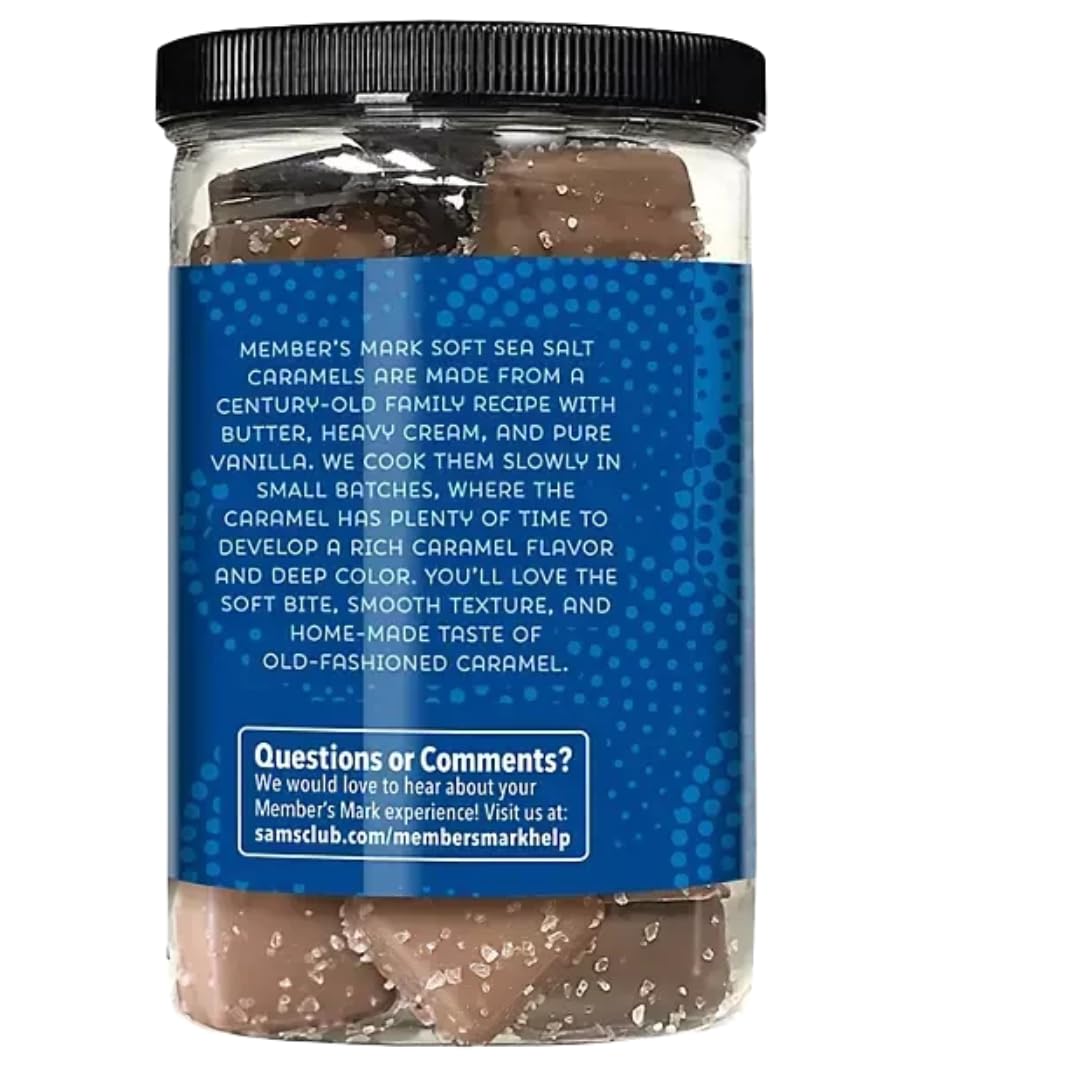 Sea Salt Milk Chocolate Caramels, 36 Ounces (1 Pack)