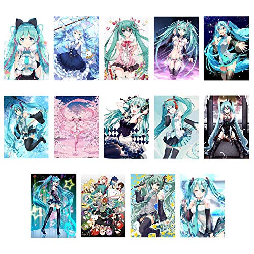 Darren May verjaardagscadeau Anime Hatsune Miku Poster Decoratie Karakter Manga Behang Poster Schilderen Woondecoratie… - Afbeelding 5