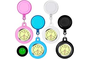 4 Pack Retractable Nurse Watch: Essential Timekeeping for Medical Professionals