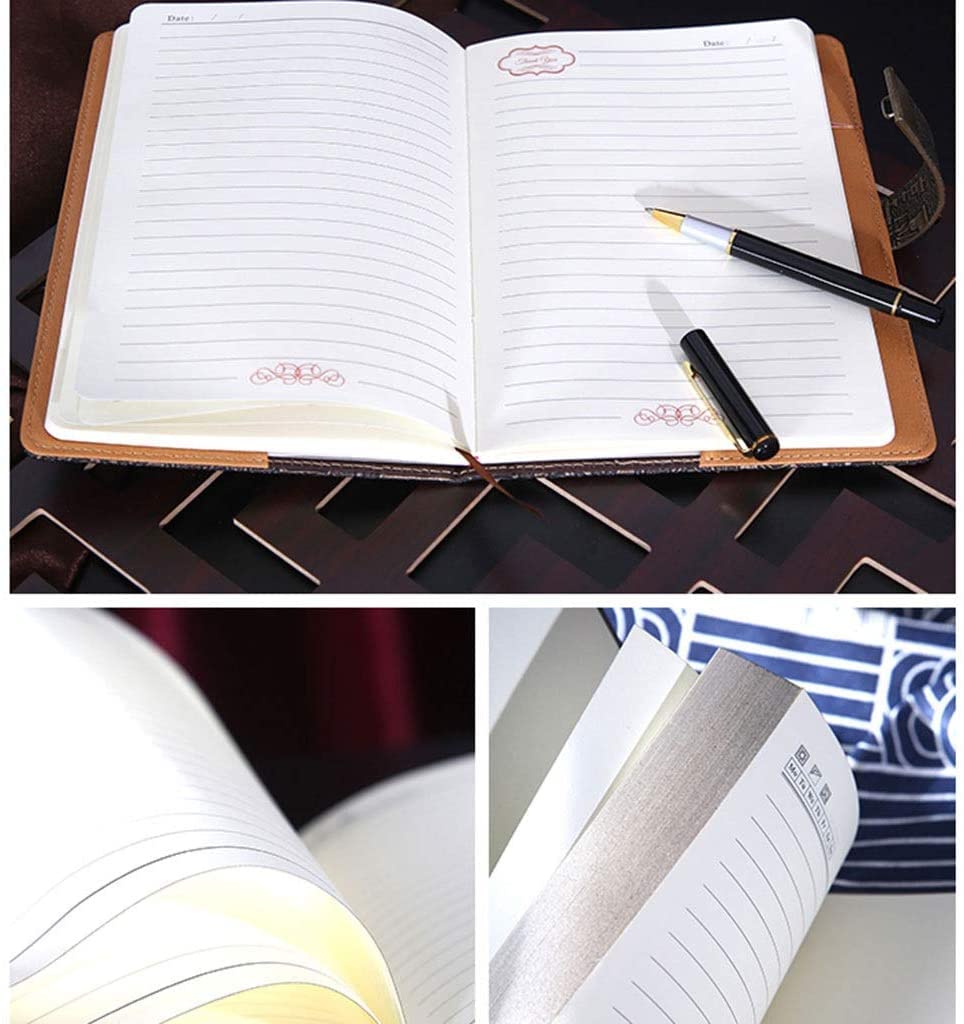 Quaderni Quaderni per la scuola Blocco note Vintage Password Quaderno egiziano PU Journal 200 pagine con striscia segnalibro, Blocco note Cancelleria per ufficio Quaderni per lavoro (Dimensioni: A6)