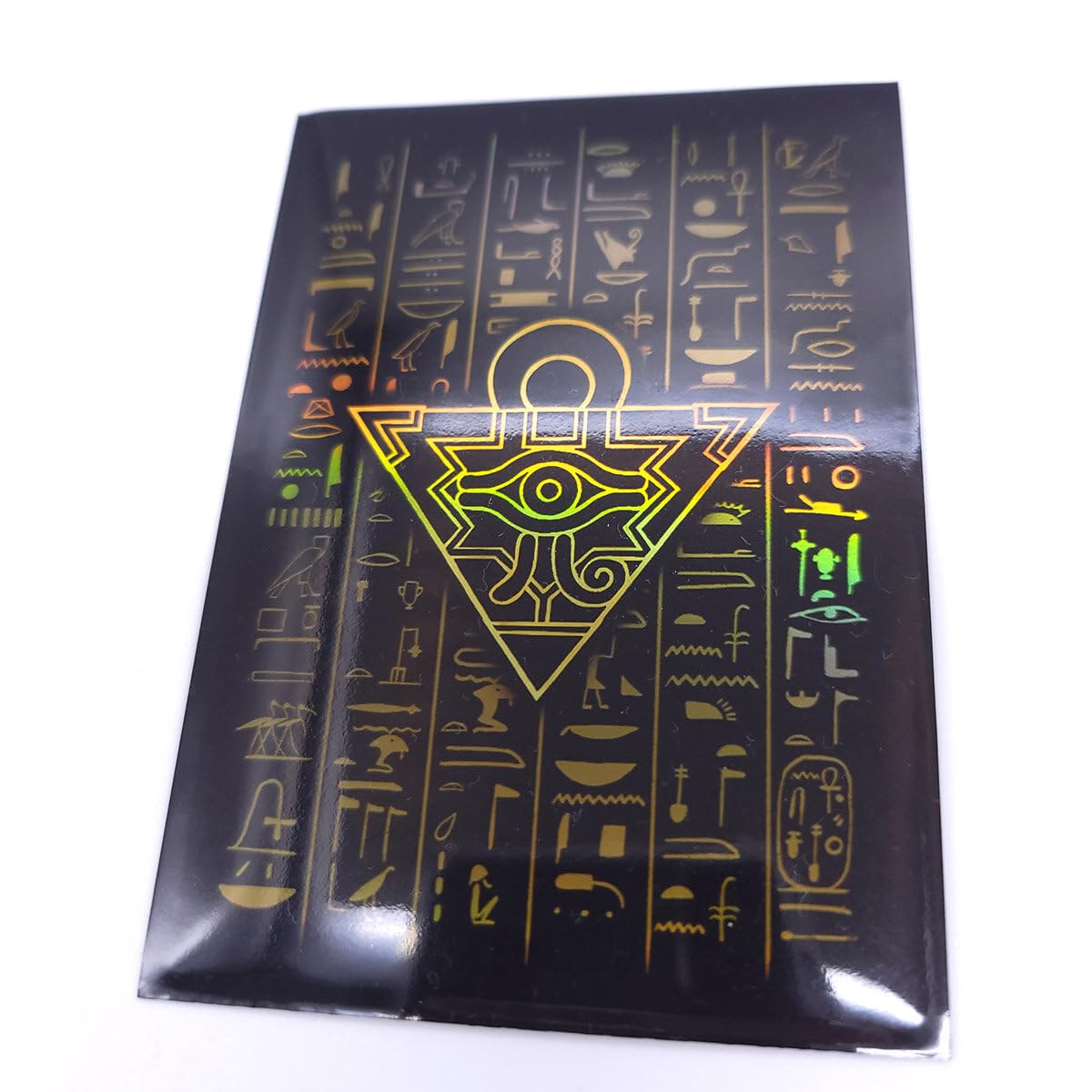 WAIFUWORLD SHOP YGO Card Sleeves | Trading Card Sleeves Compatible with Japanese Yu-Gi-Oh! TCG Cards | Card Sleeves with Holo Effect | 60 Pieces per Pack