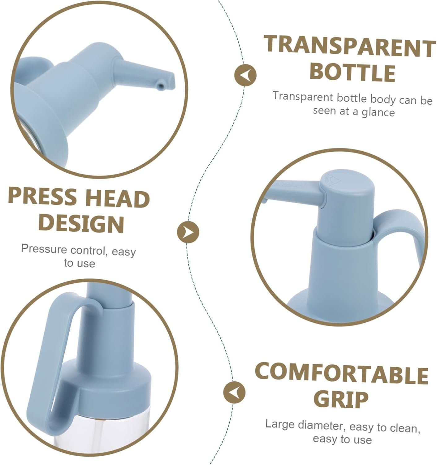 Press Sauce Bottle Oil Spray Bottle for Cooking Sauce Dispenser Home Supply Material