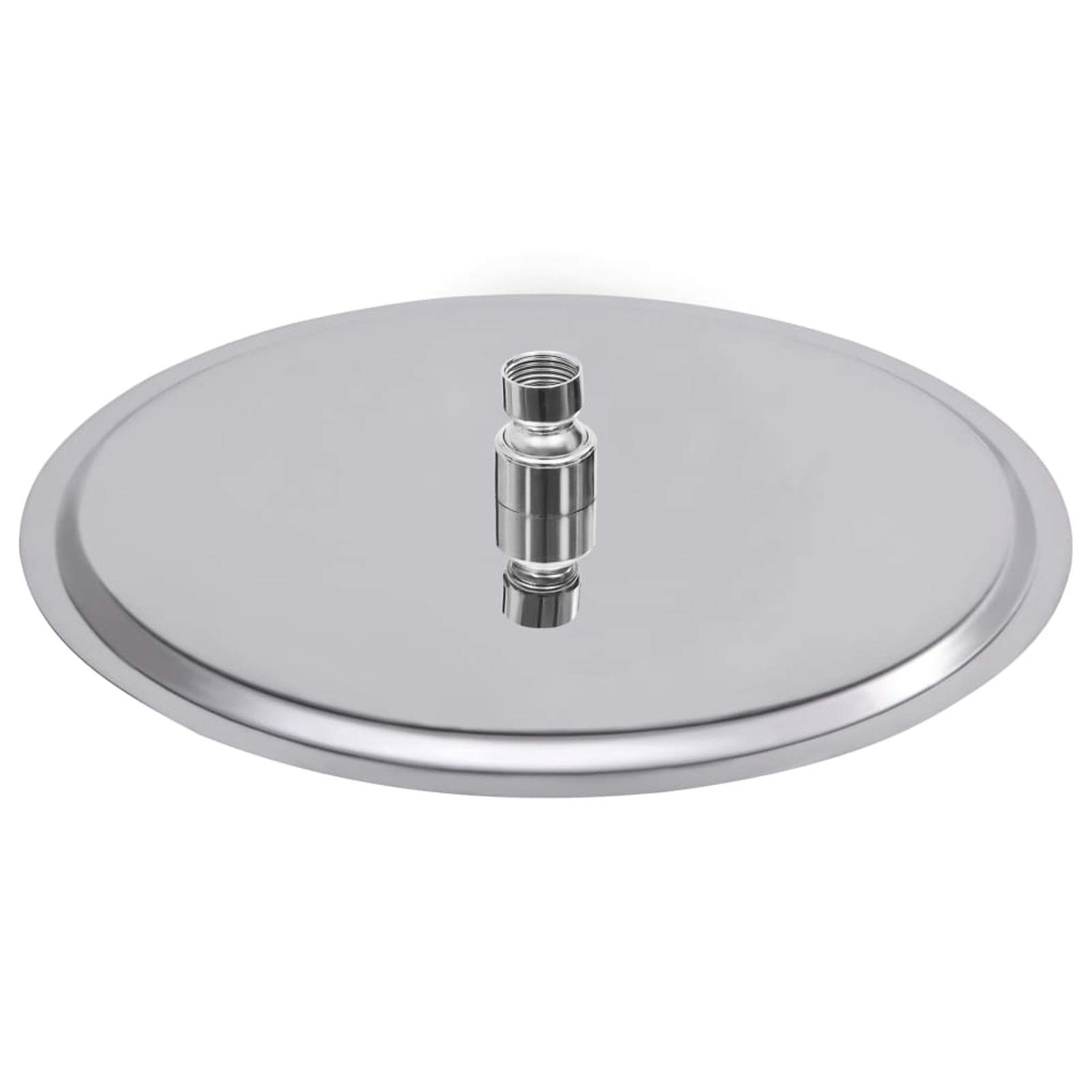 Tidyard Testa Doccia a Pioggia in Acciaio Inox,Soffione Doccia a Pioggia,Doccia Fisso,304 50x30 cm/25x25 cm/30x30cm/20x20 cm - Nera/Silicone