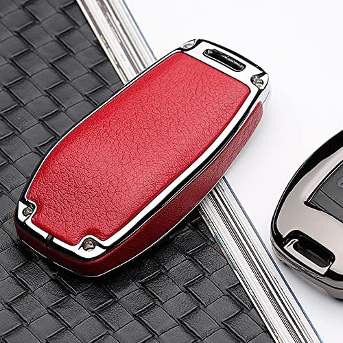 Miniatura 6 de HIBEYO Funda inteligente de cuero de aleación de zinc con correa para llave para Mercedes Benz A C E S CLA CLS GLA GLB GLC GLE GLS G Glass 2017 2021