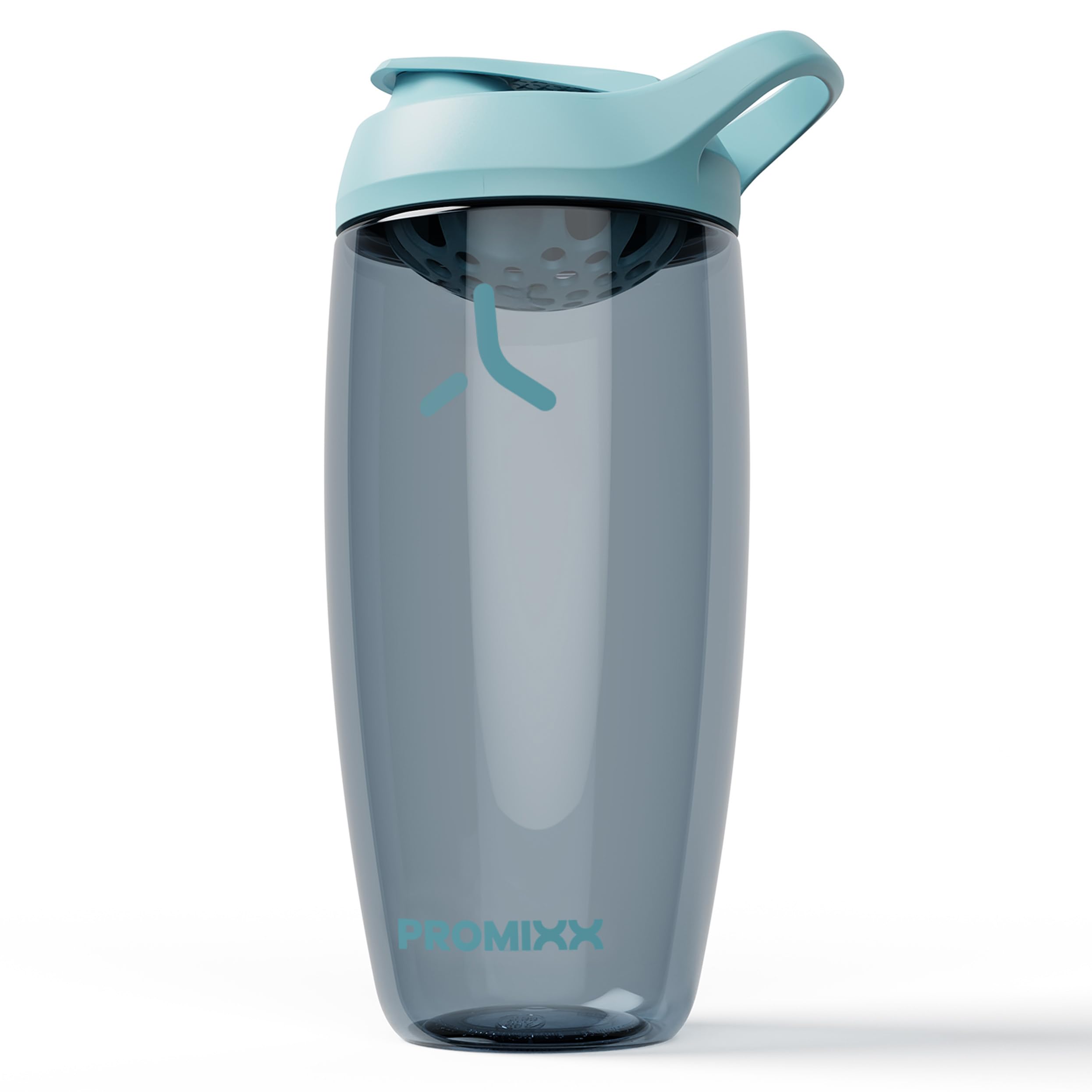 Promixx PURSUIT Protein Shaker Bottle New Edition – Premium Sports Bottles for Protein Mixes and Supplement Shakes – Easy Clean, Durable Protein Shaker Cup, 700ml, Ocean Calm Blue