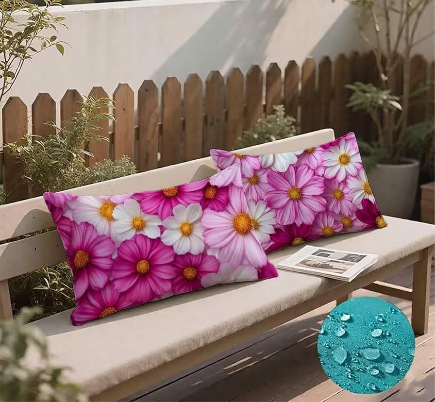 Housse de coussin velours 75 x 50 imperméable avec fermeture éclair cachée pour canapé - 3