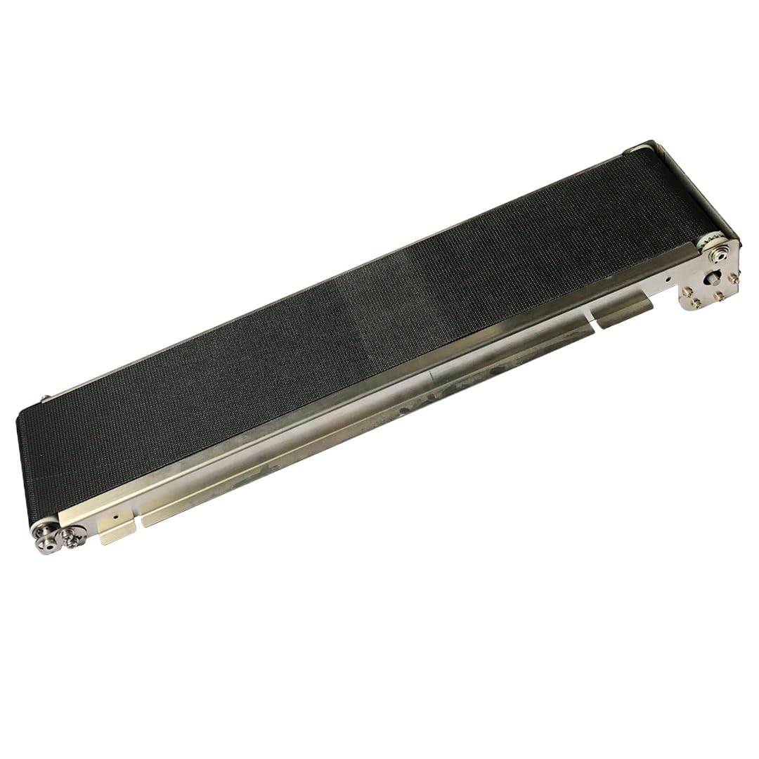 GTHTUHFD Conveyor Small Belt Conveyor 460Mm*110Mm Stainless Steel Frame Pu Belt 24V Vending Machine Cargo Channel 50Mm/Sec Original