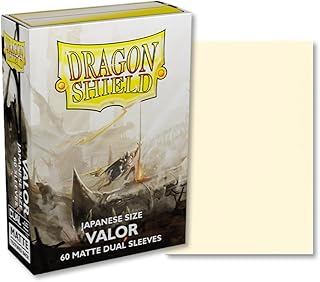 Arcane Tinmen Dragon Shield 15159 Dual Matte: Valor 60 Count Japanese Size Sleeves