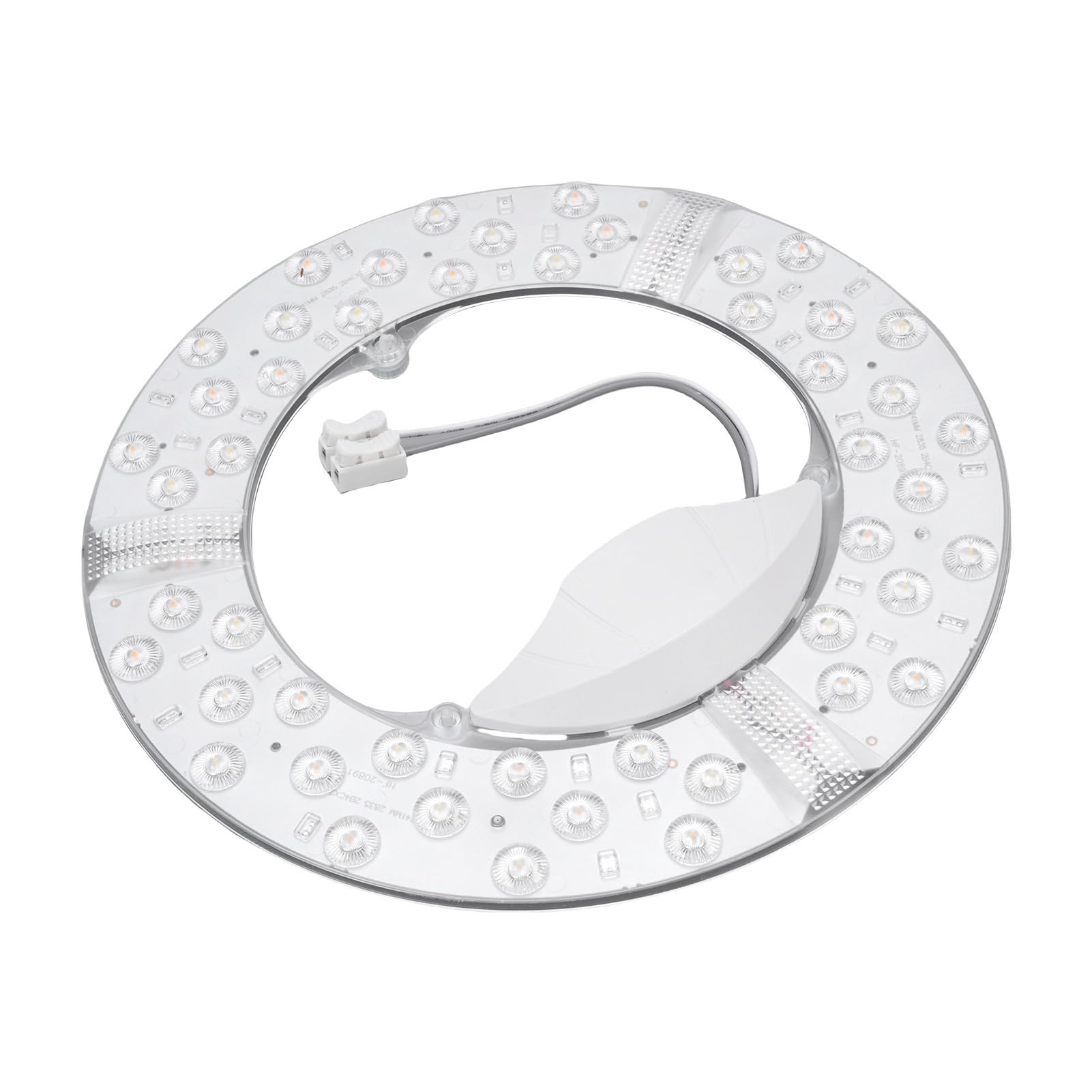MEKOTRIN 48W Ceiling Fan Light Replacement LED Light Kit Ceiling Panel, 240mm Ring-Shaped Light Module Magnetic Lamp Board, 3CCT 3000K 4000K 6000K Dimmable for Ceiling Lamp