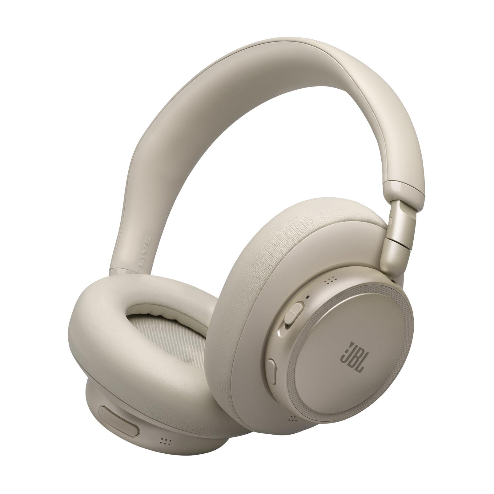 JBL Live 780NC Kabellose Noise Cancelling Over‑Ear‑Kopfhörer, Champagner | Bluetooth 6.0, Personalisierbar mit der JBL Headphones App, bis zu 80 Stunden, Spatial Sound und Hi-Res Audio