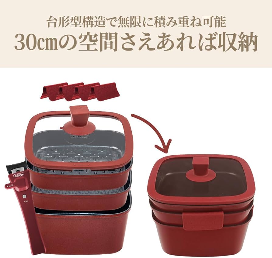 Amazon.co.jp: boohgle ボオグル フライパン・鍋 セット IH&ガス火対応