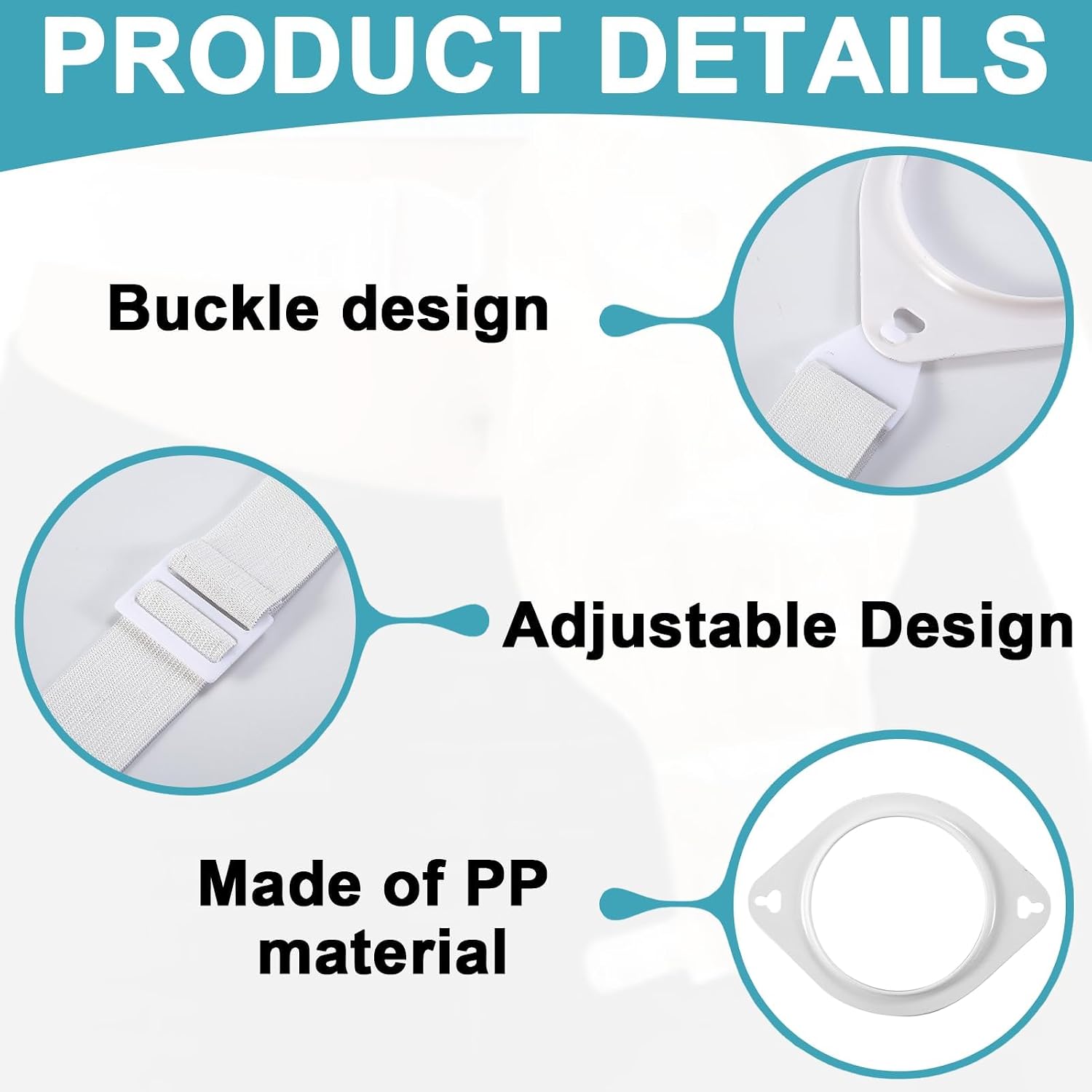 2 PCS Ostomy Belts for Women and Men for Helps Protect Ostomy Bag
