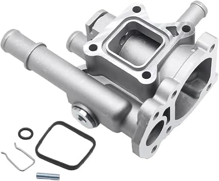 Farleyo 55353311 Car Engine Coolant Thermostat Assembly Compatible With Chevy Cruze Compatible With Opel Astra/fiat Croma 96984103 96817255 55353311