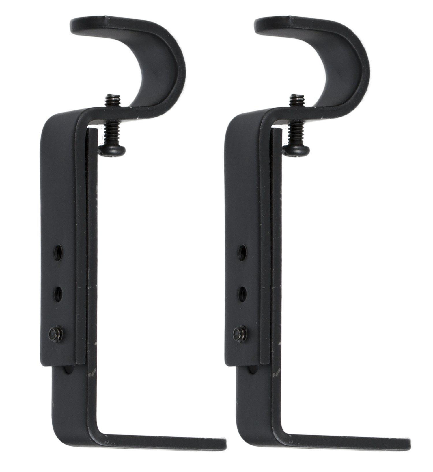 Urbanest Set of 2 Curtain Rod Bracket, Adjustable, Fits 3/4