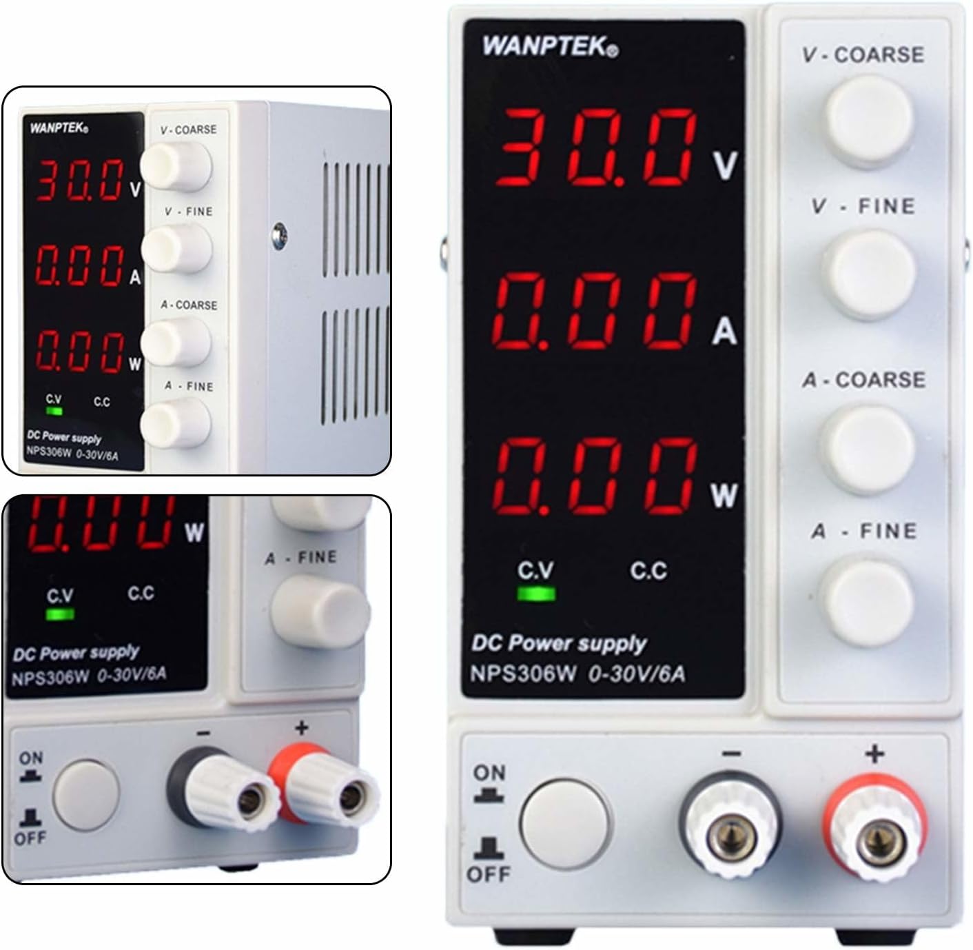 Hot DC Power Supply Variable Transformers for lab with Three Window Digital Tube Display Variable Bench Power Supply