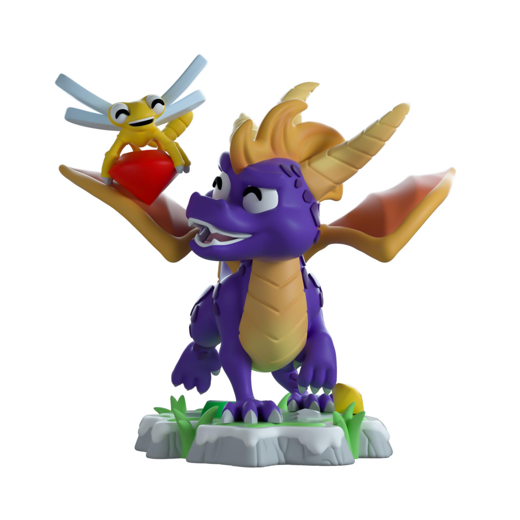 Youtooz Spyro e Sparx Figura in Vinile da 8.9 cm – Figure Collezionabili di Azione di Spyro e Sparx dalla Serie di Videogiochi Classici