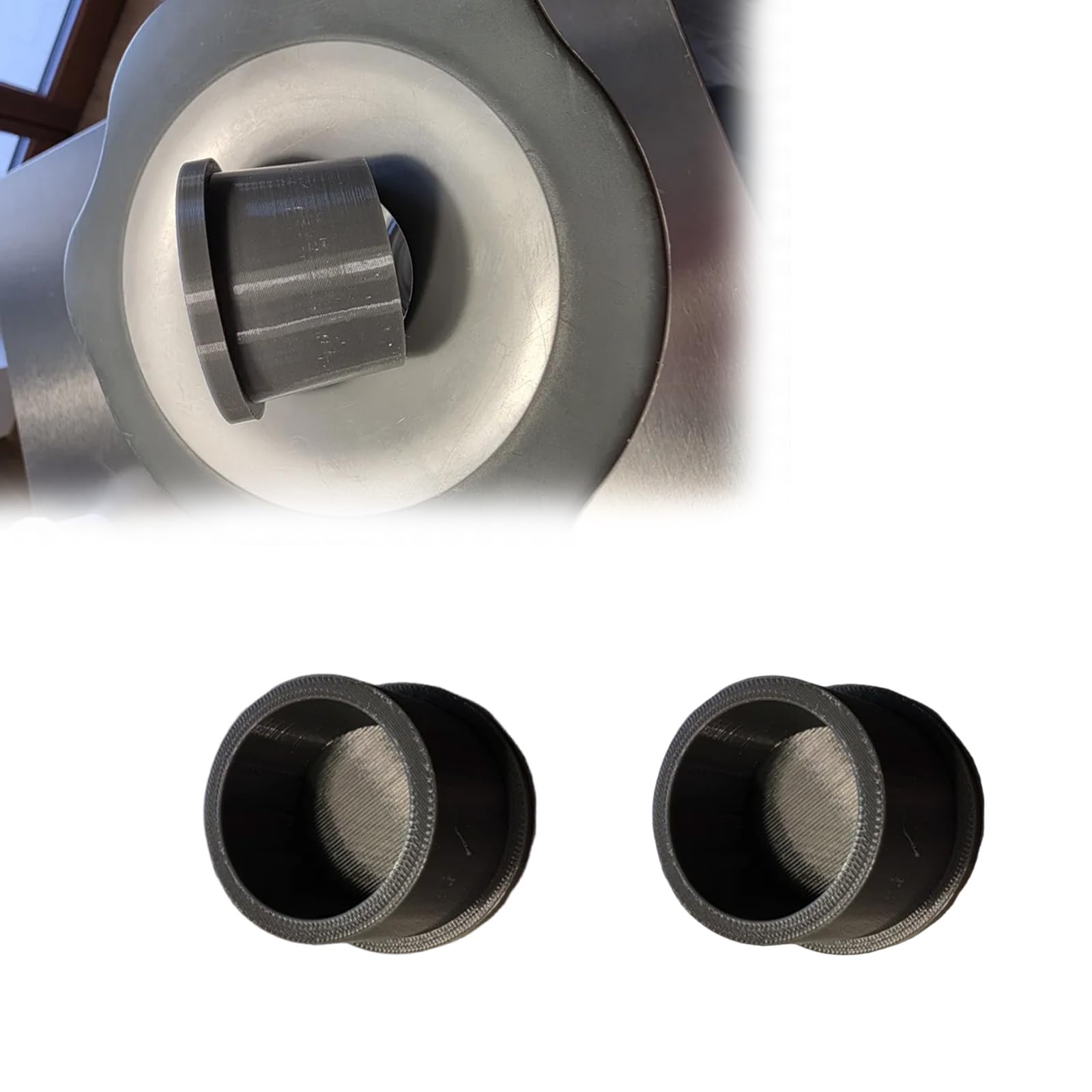 Compatible With Kenwood Mixer Replacement Lid, Durable Food Processor Cover and Blender Cap(2pcs)