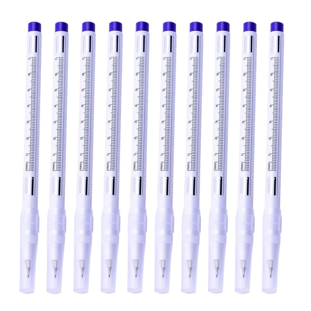 zalati Skin Marker Pen, 10pcs Tools Accessories for Eyebrow Marker Tattoo Piercing Positioning
