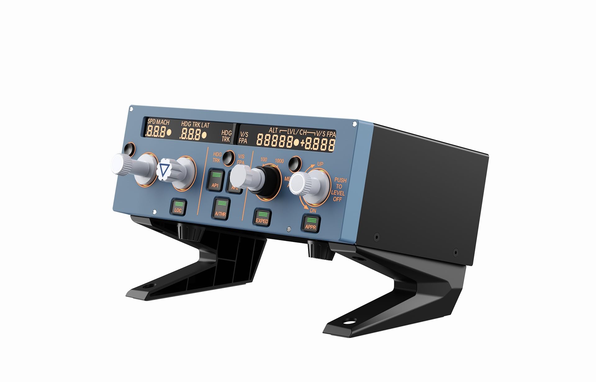 Airbus A320 FCU CUBE - 1:1 Full - Size Flight Control Unit with Real - Machine Operation, Dual - Mode Display, PC Compatible & Plug - Play for Flight Simulation Enthusiasts