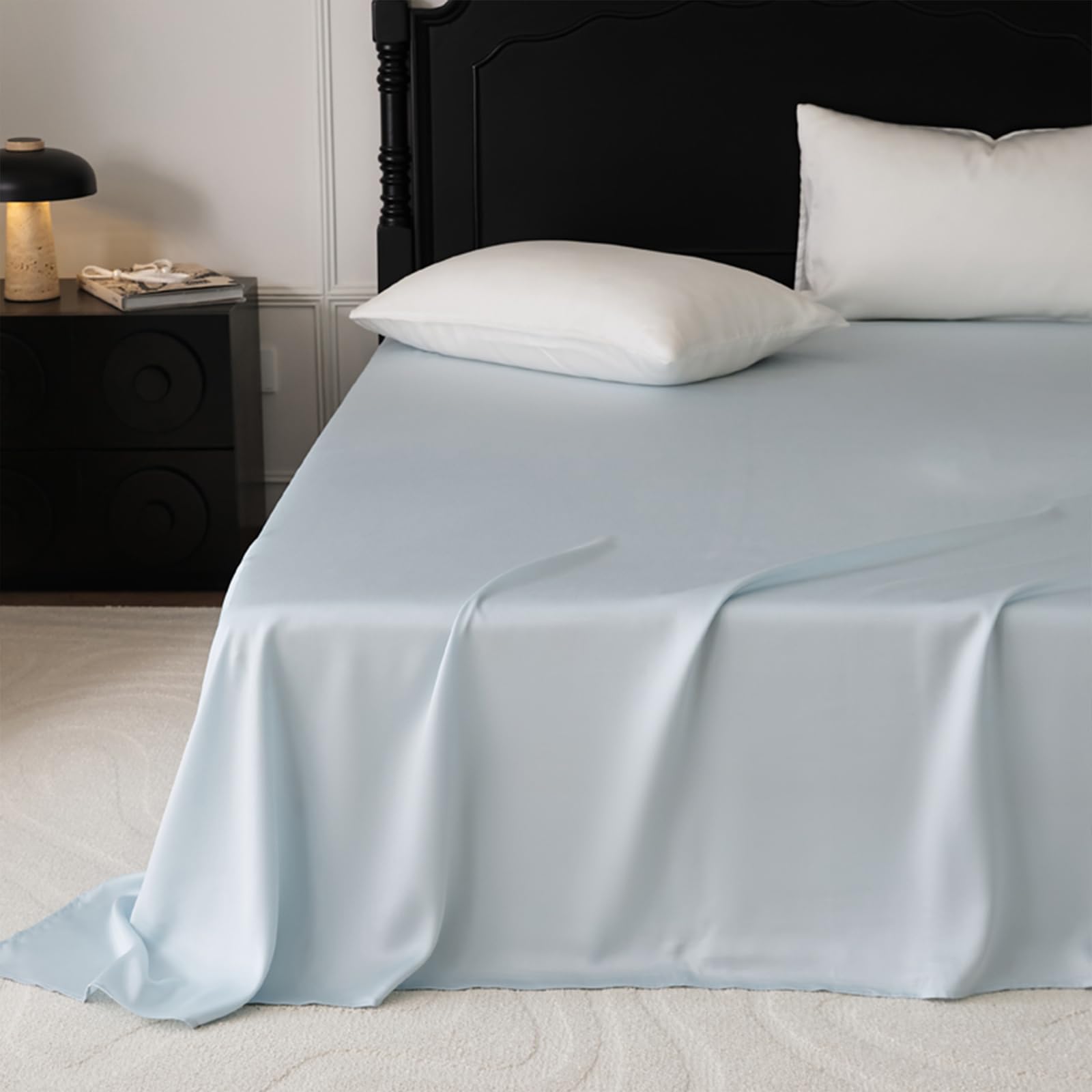Drap Plat 200x230cm Bleu Drap Plat 2 Personnes
