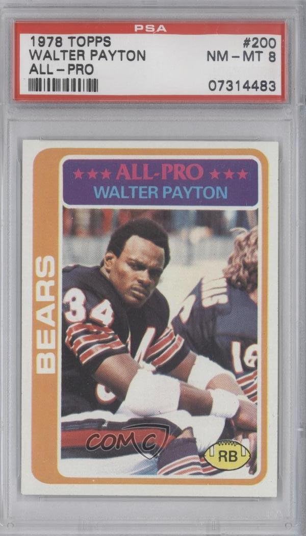 Walter Payton PSA GRADED 8 (Football Card) 1978 Topps - [Base] #200