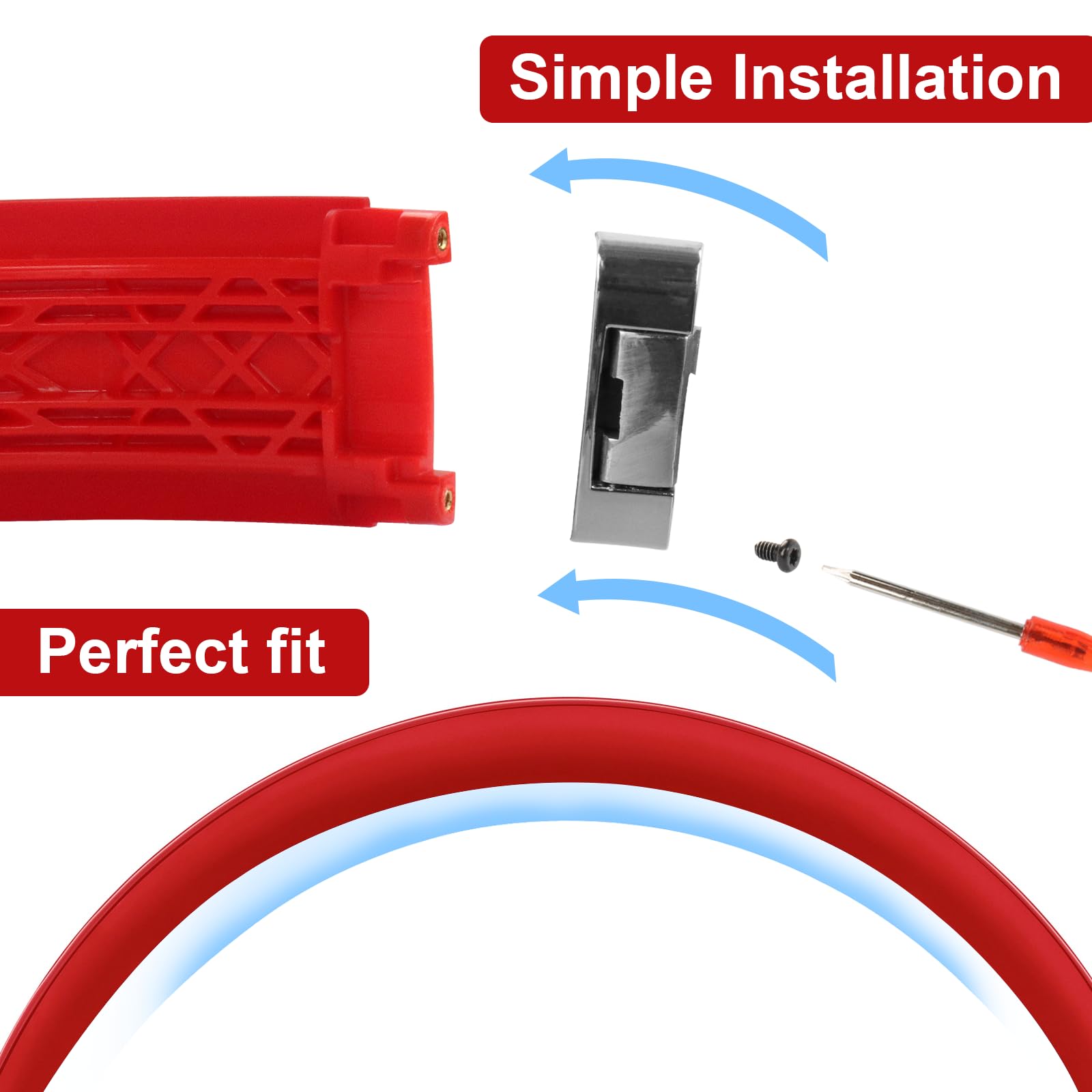 Kit De Réparation Bandeau Studio 2 & 3.0 - Remplacement Facile Pour Casque Beats (Noir Mat)