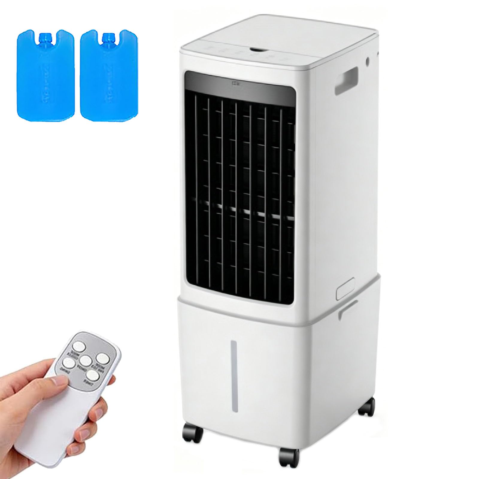 MESCXTY Swamp Cooler, Windowless Portable Air Conditioners with 120°Oscillation, Evaporative Cooler Remote,7.5H Timer, Fan 3Modes&Speeds for Bedroom Indoor Room