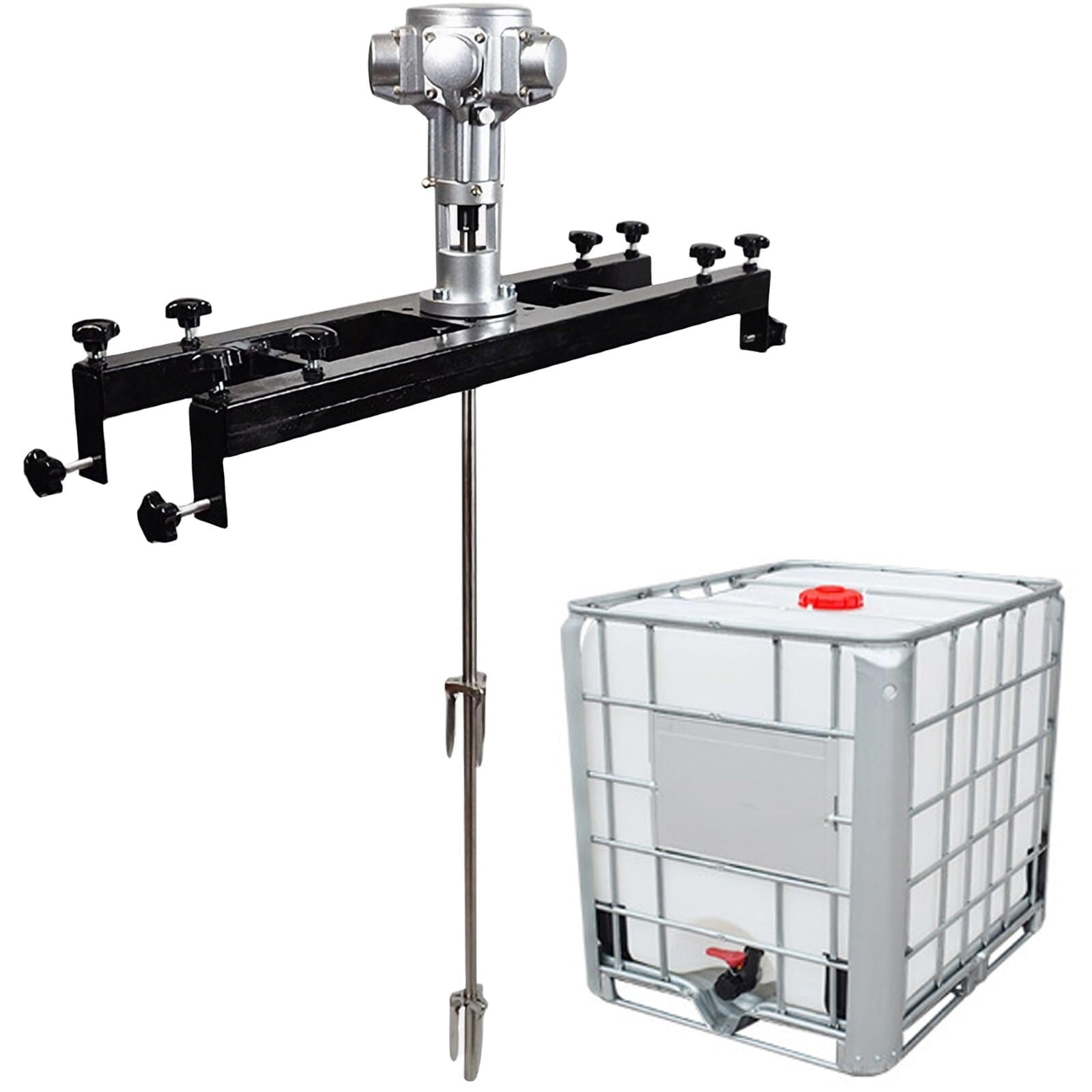 Agitadores de aire IBC, máquina mezcladora neumática de tanque de 1 tonelada, máquina agitadora de pintura, hélice plegable, for mezclar mortero de pintura de yeso(Small Five)