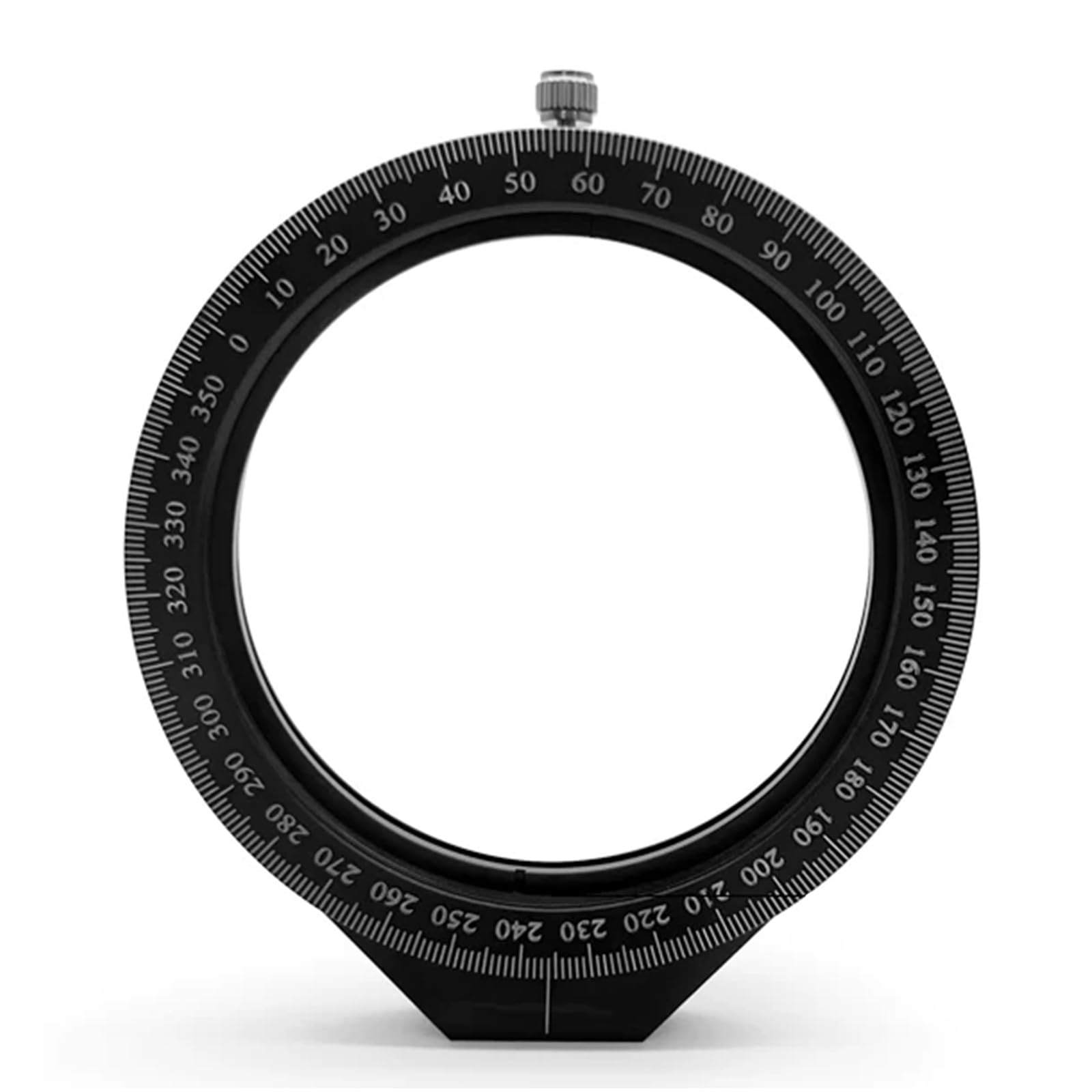 Soporte coaxial óptico y marco polarizador de 76.2mm con dial de rotación 360