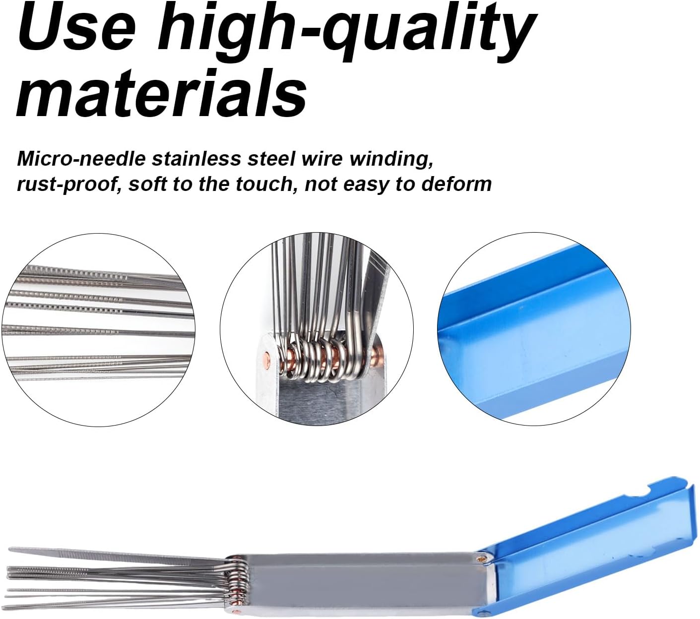 Carburetor Cleaner Kit, Welding Torch Tip Dirt Cleaner Set Carb Jet Cleaning Tool 15 Nylon Brushes 30 Cleaning Needles 1 Hexagonal Wrench 1 Pointed Pick 13 Clean Wires for Clean Stains on Carburetor