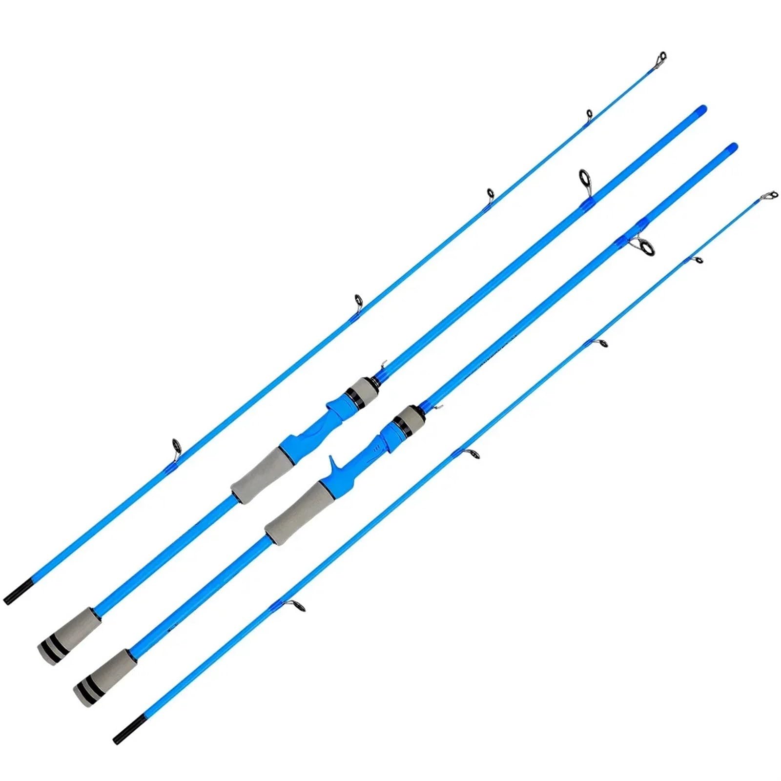 Canne A Coup Canne à pêche en Fiber de Carbone 1.8m 1.65m, Poids du leurre 5-30g, matériel de pêche Spinning et Casting Canne à Pêche(Orange Casting,1.8M)