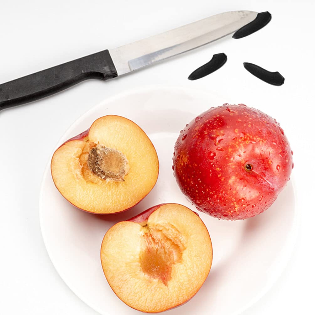 40 Copripunta Per Coltelli Da Cucina | Protezione Lame Antiurto | In Plastica Rossa | Per Trasporto E Riposo - Foto 9