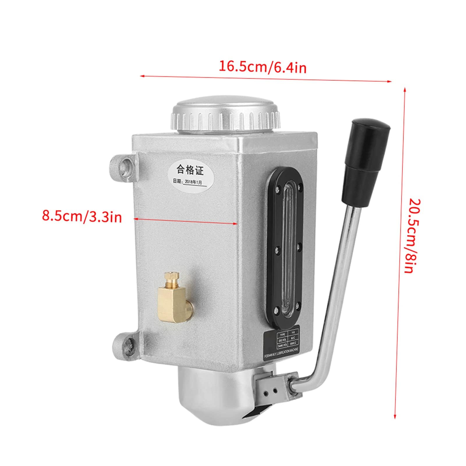 Ręczna Pompa Olejowa Smarownica Pompa Ręczna Smarownica Pompa Oleju Smarowego 500CC CNC 4mm Podwójny Port Wylotowy do Frezarki