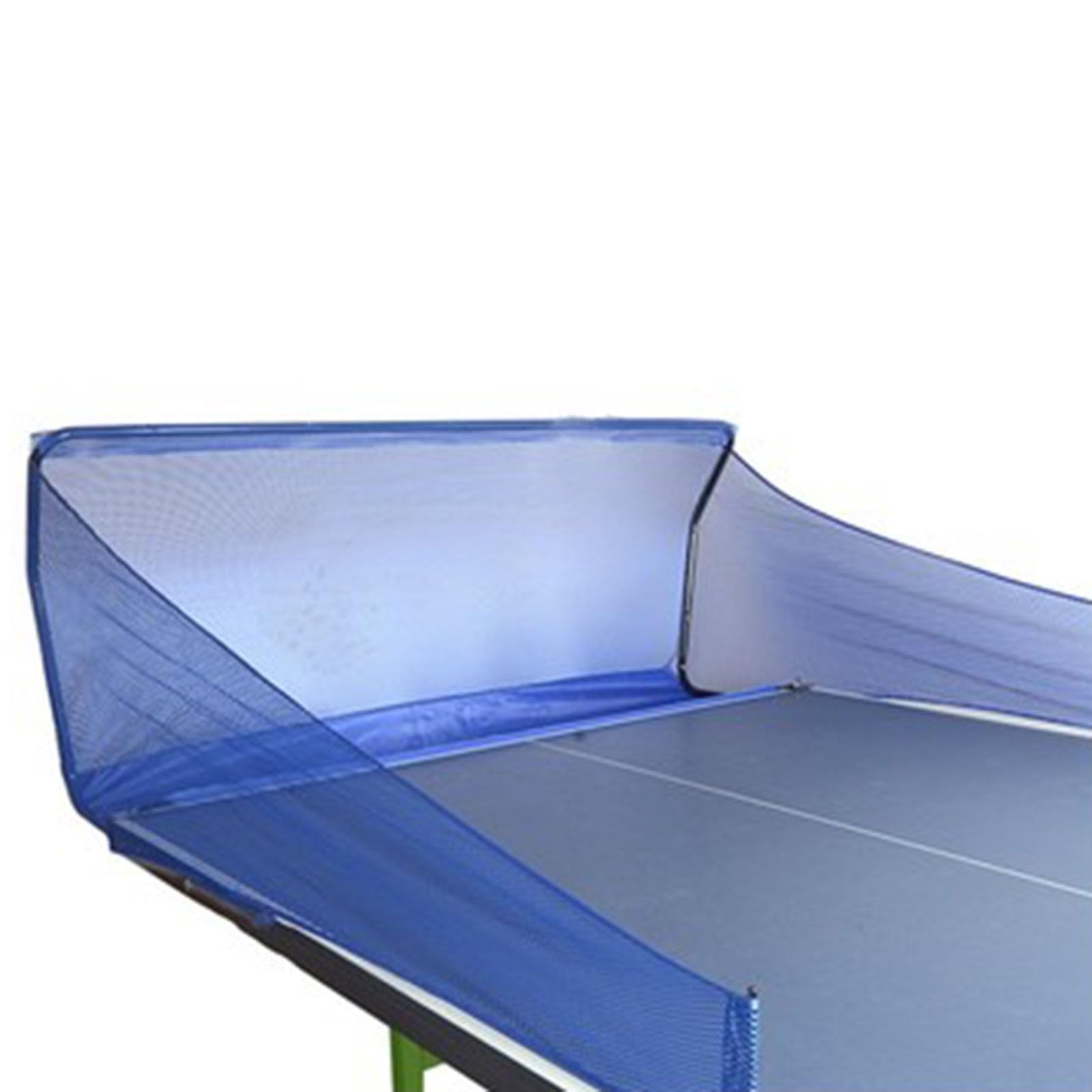 RENLXFI Table Tennis Ball Catch Net, Practice Net Attaches to Ping Pong Table for Ball Collection, Training Tool for Multi Ball Drills or Serve Practice