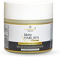 Lashika Nutri Hair Spa | With Keratin, Argan Oil & Ceramides | Deep Conditioning Hair Mask for Dry, Frizzy Hair | Anti-Hair Fall | Dermatologically Tested | 200ml