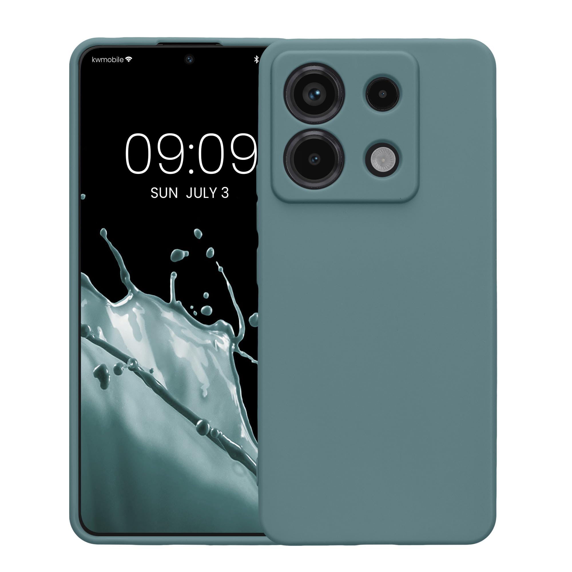 Kwmobile Case Compatible With Xiaomi Redmi Note 13 Pro 5G / Poco X6 5G Case - Protective Slim TPU Phone Cover - Soft Matte Finish - Pale Iris