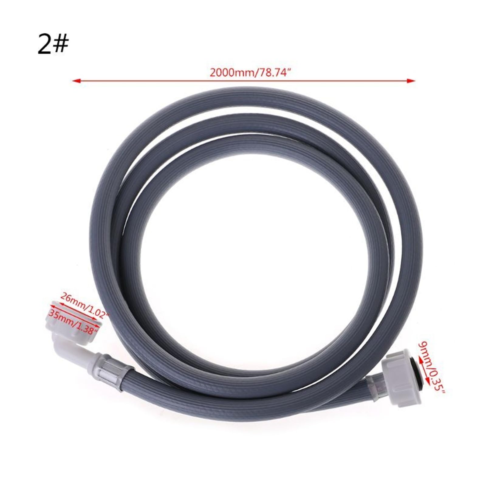 Tuyau D'entrée De Lave-vaisselle for Machine À Laver, Tuyau De Remplissage D'alimentation En Eau Avec Coude À 90 Degrés, Tuyau De Machine À Laver(500CM)