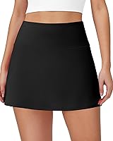 AB-Eleven Women's High Waisted Tennis Golf Skort with Pockets - Breathable A-Line Mini Athletic Skirt for Pickleball Workout