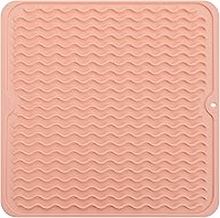 Vista 53 de MicoYang Tapete de Silicona para Secado de Platos para Múltiples Usos, Fácil de Limpiar, Ecológico, Tapete de Silicona Resistente al Calor