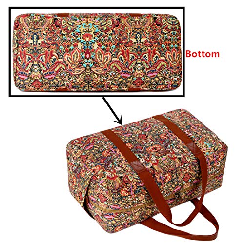 BAOSHA HB-32 Canvas Travel Duffel Bag Weekender Overnight Bag Carry on Oversized for Ladies Women (Colour)