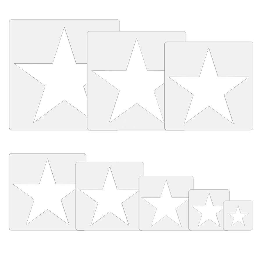 amazon-com-large-star-stencil-for-painting-template-5-point-star-template-reusable-plastic-stencils-for-home-decoration-arts-paper-fabric-flag-8-sizes-arts-crafts-sewing for 5 Pointed Star Template Free Printable Amazon.com : Large Star Stencil for Painting Template 5 Point Star Template Reusable Plastic Stencils,for Home Decoration Arts Paper Fabric Flag(8 Sizes) : Arts, Crafts & Sewing for 5 Pointed Star Template Free Printable