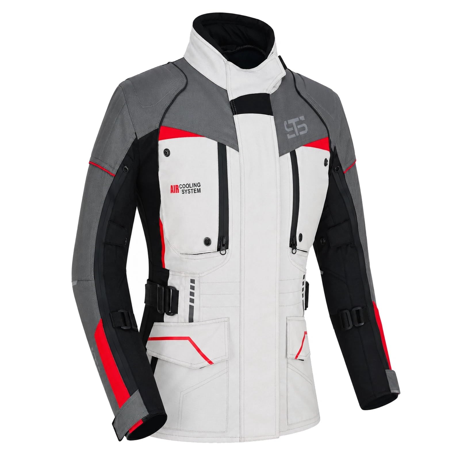 Generico ST 825 Volcano Giacca Moto Donna 4 Stagioni Impermeabile