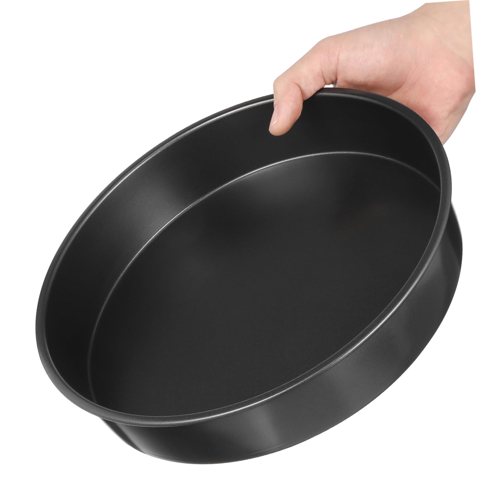 Zerodeko 3pièces Moules à Gâteaux Ronds Antiadhésifs Acier Avec Papier Sulfurisé Pour Gâteaux Pâtisseries