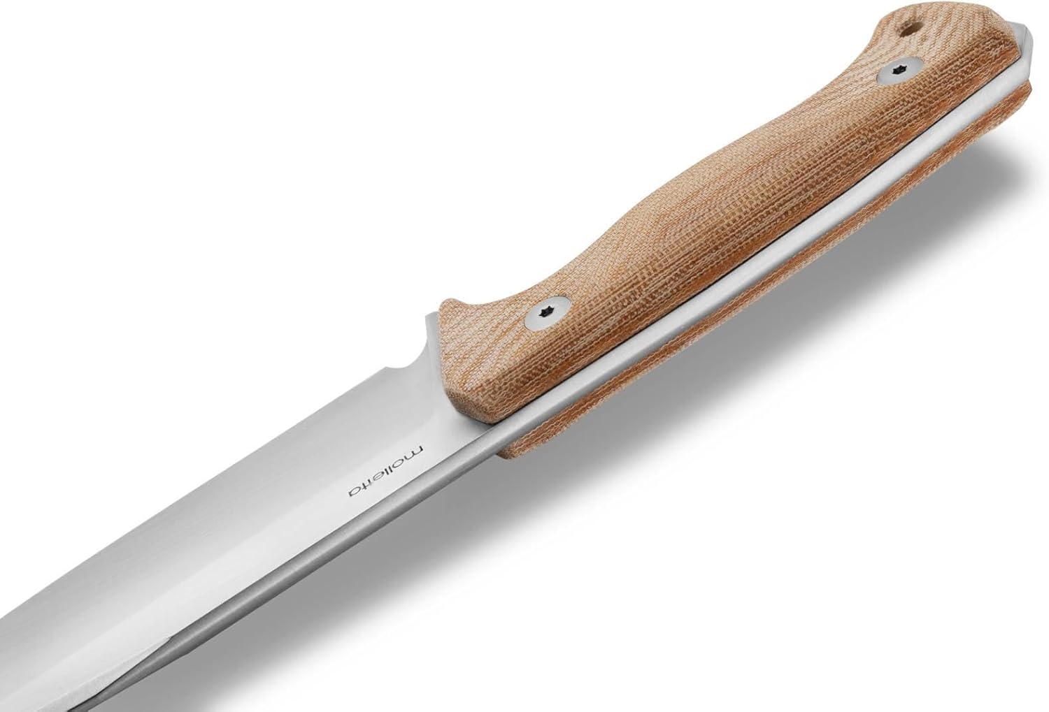 Lionsteel T6 CPM 3V Satin Blade Natural Canvas Knife