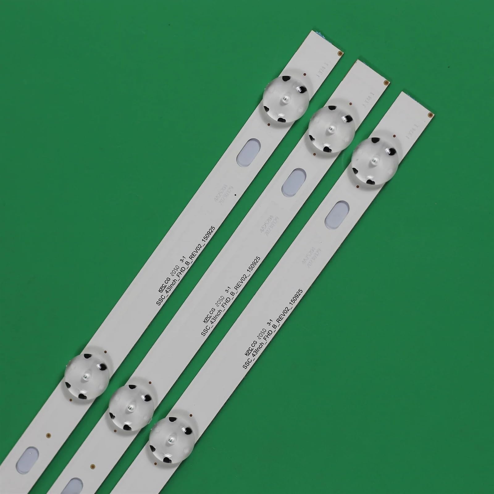 Tira de LED de 3 Piezas de 7 LED de 830 mm Compatible for LG 43UJ6309 43LK5900PLA 43LJ5500 43UJ65_UHD_A/B LC43490060A WOOREE 43 Pulgadas FHD_LED 43UJ6300-SA