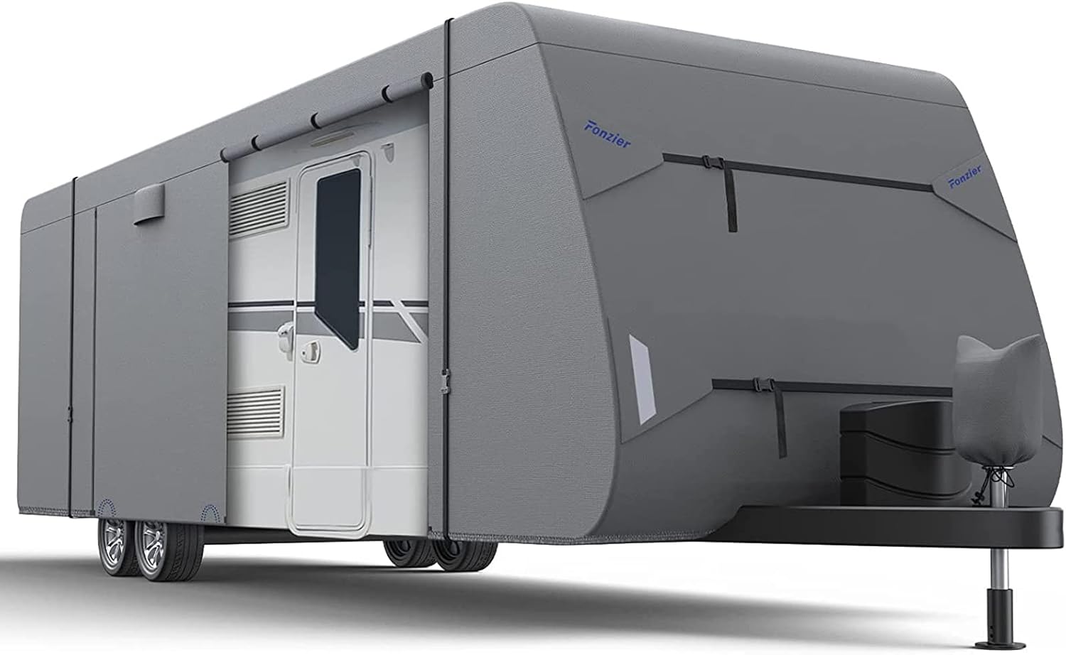 Travel Trailer RV Cover Heavy Duty 6 Layers Camper Cover for 22'1" 24' Motorhome